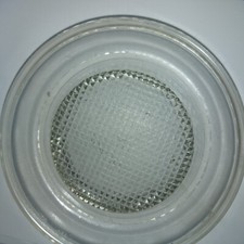 alte Glasreibe ca 16 cm  Vintage Reibe Apfelreibe  Baby Obstreibe alt Top selten