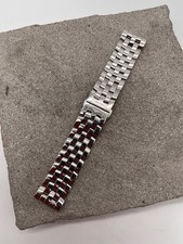 #1597 ORIG. LONGINES 20mm STAHL STAHLBAND BAND ARMBAND L5.655.4 DOLCE VITA