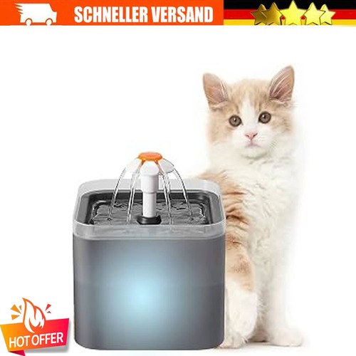 Silent cat water - cat, fountain