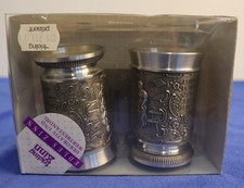 Frieling Zinnbecher – 2er Set in OVP – Zinnbecher „Lindenwirtin“ – Zinnsammler –