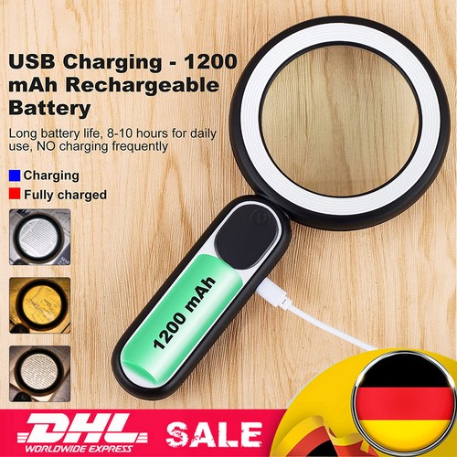 15x extra große led - extra, handlupe