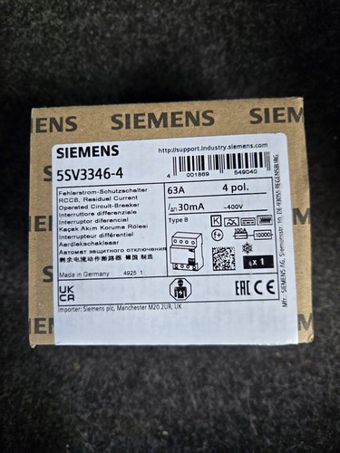 Siemens 5sv3346 4polig typ - siemens, b