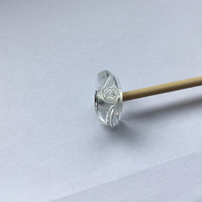 original Trollbeads Glasbeads TGLBE-10146 Geisteslicht 925 Sterling Silber