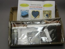 Speckstein-Set "Herz" Soapstone Bastel-Kit Kreatives Basteln