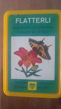 Quartett "Flatterli" - 60er Jahre Bielefelder Spielekarten Kartenspiel Nr. 0177