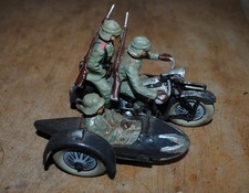 Lineol Motorrad mit Beiwagen