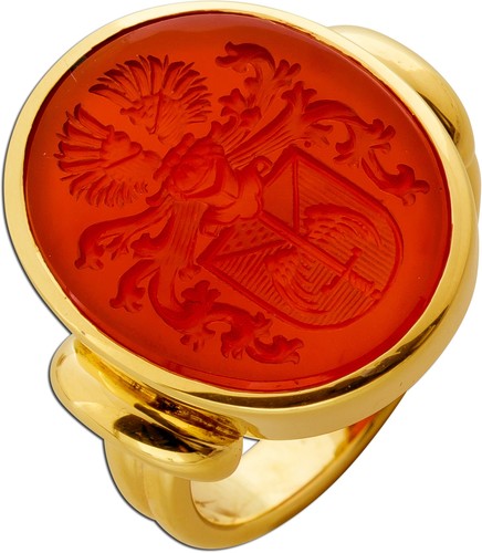 Siegelring gold 585 - gold, 14k