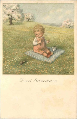 Künstler pauli ebner - ak,