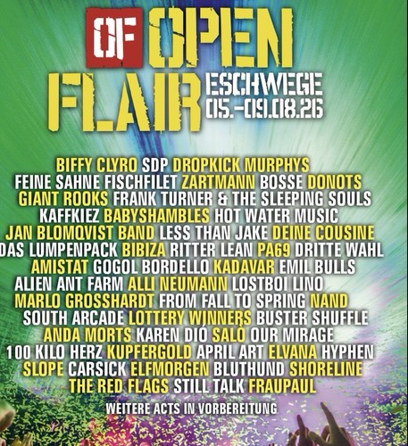 Open flair festival 2026 - festival,