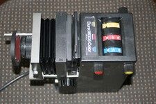 Durst M305 Color Kopf mit Bildbühne und Objektiv