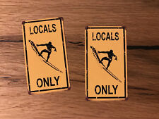 2x Surf Board Aufkleber Schild