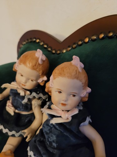 Zwillinge porzellan puppen - puppen, 2