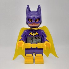 Lego Batman Batgirl Uhr & Wecker Kinderwecker - lila - 2017 - funktioniert ✅