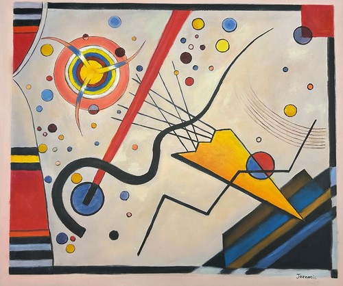 ölgemälde 50x60 wassily - Ölgemälde,