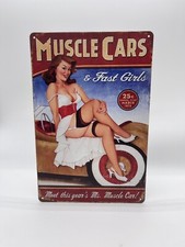 Blechschild Muscle Cars