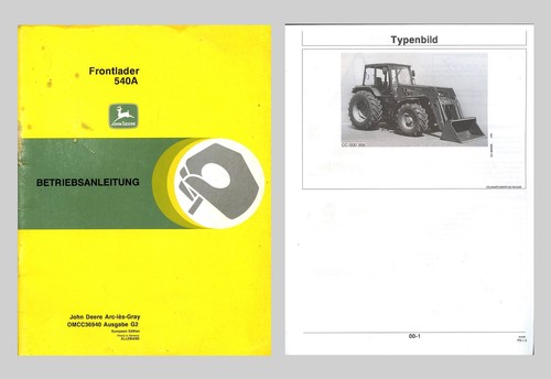 John deere frontlader 540a - john,