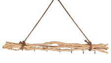 Dekozweige Holz 8 Haken Fensterdeko Hängeast Weide Äste braun Hängezweige 80 cm