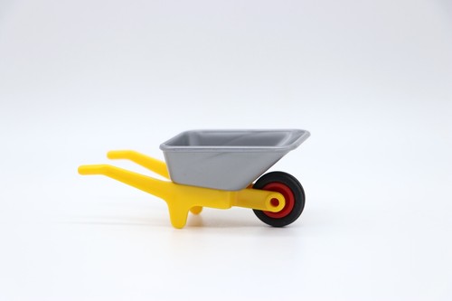 Playmobil schubkarre gelb und - schubkarre,