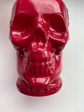 Großer roter toter Mann Finger einzigartig alkoholisches Glas Totenkopf geformt Schraubverschluss Design