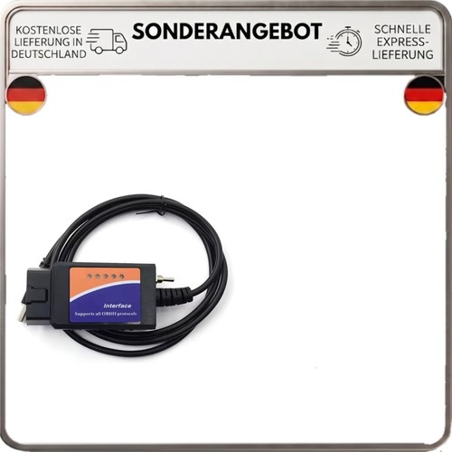 Elm327 usb obd2 adapter - ms, hs