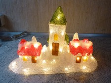 Konstsmide LED-Acryl "Weihnachtsdorf" - Indoor -Beleuchtung 48 LED`s - Neu