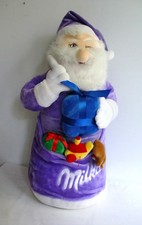 WERBEFIGUR Plüsch MILKA NIKOLAUS Weihnachtsmann ca. 80 cm