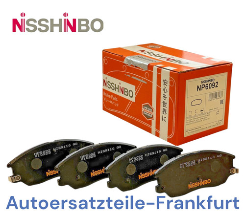 Nisshinbo beremsbeläge vorne - nisshinbo,