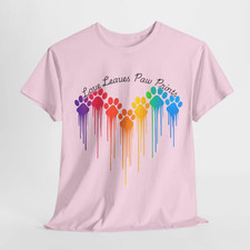 Watercolor Paw Print Heart