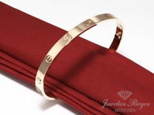 Cartier Armreif Love Klassisches Modell Rosegold 750 Größe 20 2022 Gold Armband