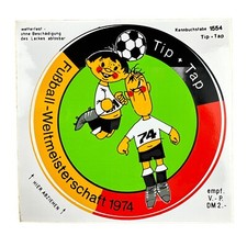 Werbe-Aufkleber Tip + Tap