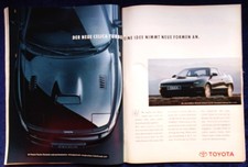 Toyota Celica Turbo, originale Werbung aus 1990   DOPPELSEITE