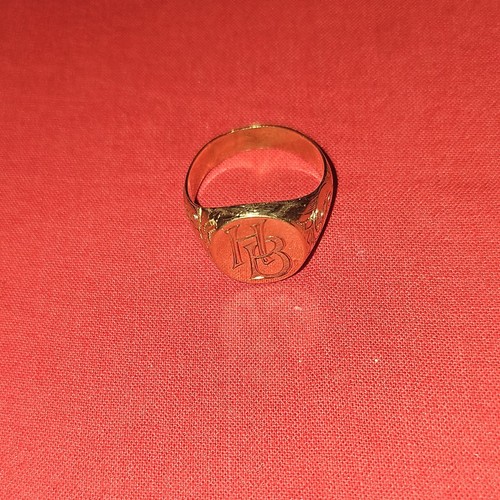 585 gelbgold siegelring oval - 585,