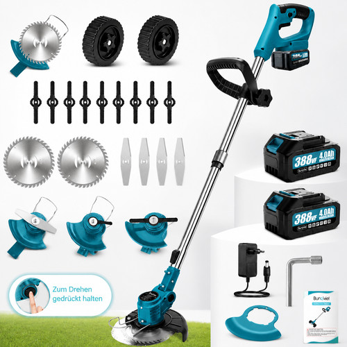 21v akku rasentrimmer elektro - 21v, akku-rasentrimmer