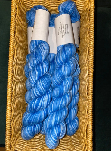 5x50g baumwollgarn blau - 5x50g, 2mm
