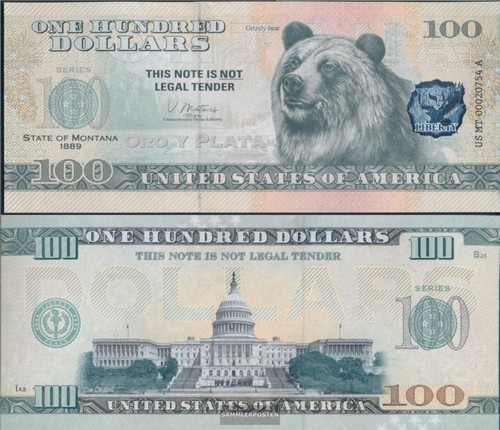 Banknoten usa 2022 100 dollars - 2022,