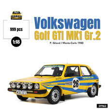 1:18 Otto Mobile VW Golf 1  GTI Rallye Monte Carlo 1980 Eklund OT1162 NEU
