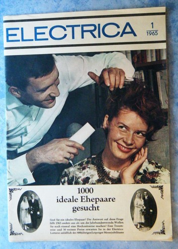 Zeitschrift electrica 1965 - electrica, 1/1965