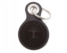 Schlüsselanhänger Yggdrasil mit Runen aus