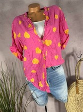 NEU crinkle Hemd BLUSE luftig