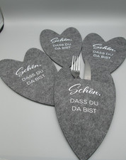 4 x Bestecktasche