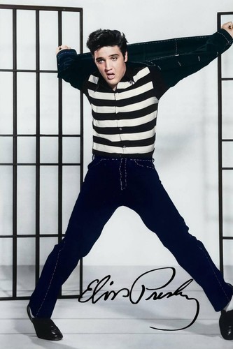 Elvis presley signed - signed, autogramm