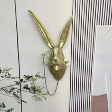 Hase mit Monokel Wandkunst