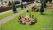 Lagerfeuer (Spur N) mit LED