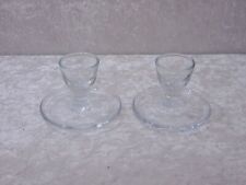 AYbSjC - 2 x antiker Design Glas Eierbecher - Vintage 