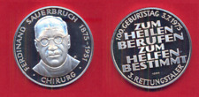 Medaille Ferd. Sauerbruch / Rettungstaler   Silber