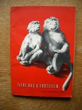 "TIERE AUS 6 ERDTEILEN" Sammelalbum STOCKMANN SCHOKOLADE 1959