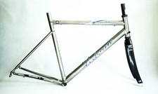 Airborne Zeppelin titanium road bike frameset 56cm rennrad rahmen Van Nicholas