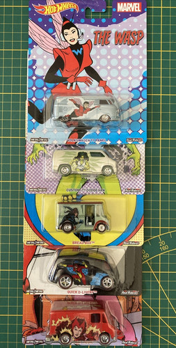 Hot wheels set marvel wasp - hot,