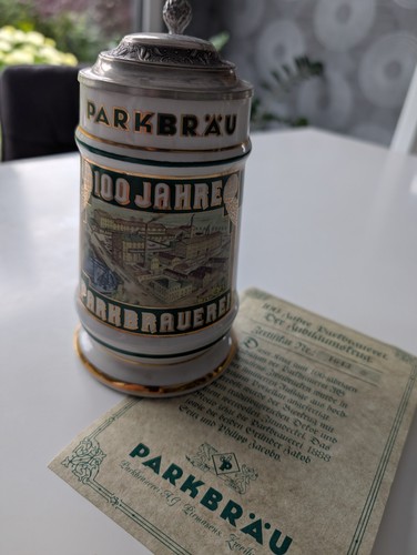 Jubiläumskrug 100 jahre - jubiläumskrug,