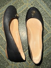 ARMANI JEANS Ballerina Schuhe Gr 36 Damen Mädchen Halbschuhe Echtleder TOP!